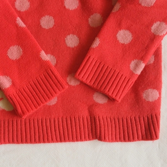 p&b neon floral polkadot jacquard knit turtleneck sweater 3-4 YRS toddler girls - Picture 4 of 6